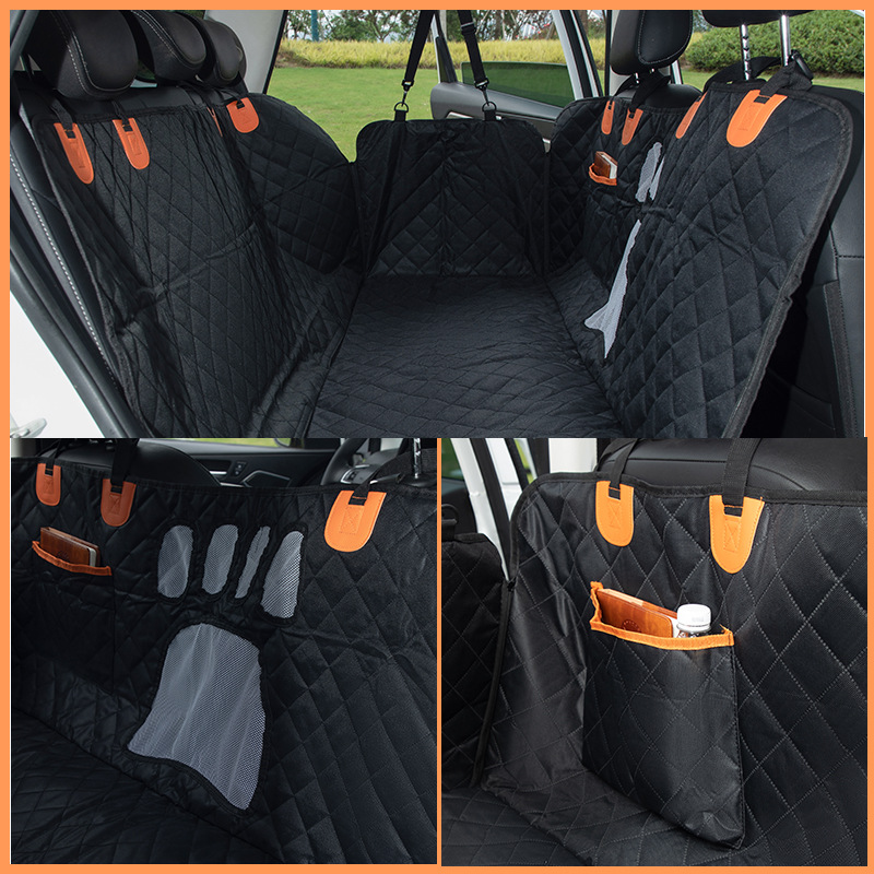 Tapis de voiture pour animaux de compagnie, coussin de siège pour chien, imperméable, résistant à l'usure et aux rayures, tissu Oxford 600D_voghion.com