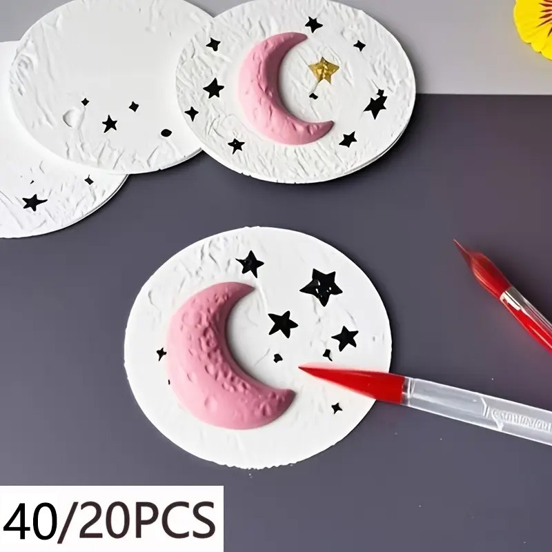 儿童DIY发泡肌理画木浆棉卡通手工绘画木浆海绵印花立体洗碗海绵|undefined