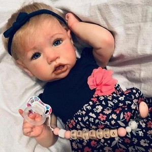 22 pulgadas bebé reborn Saskia niño niña realista toque real