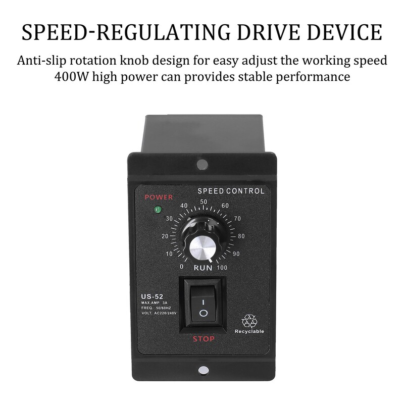 Manufacturer 400W Motor Speed Regulator Us52 Micro Ac Motor Speed Control Ux52 Speed Number Display Wholesale