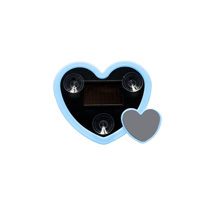 Decoration Heart Atmosphere Light Without – Other lights - solar-heart-to-heart-connection-ice-blue