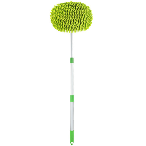 Car wash tool wax brush dust duster wax brush cleaning brush three-section retractable chenille brush