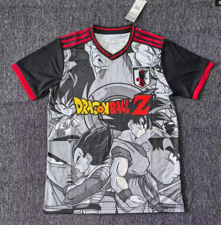 Bola de dragón negra y gris japonesa Saiyan