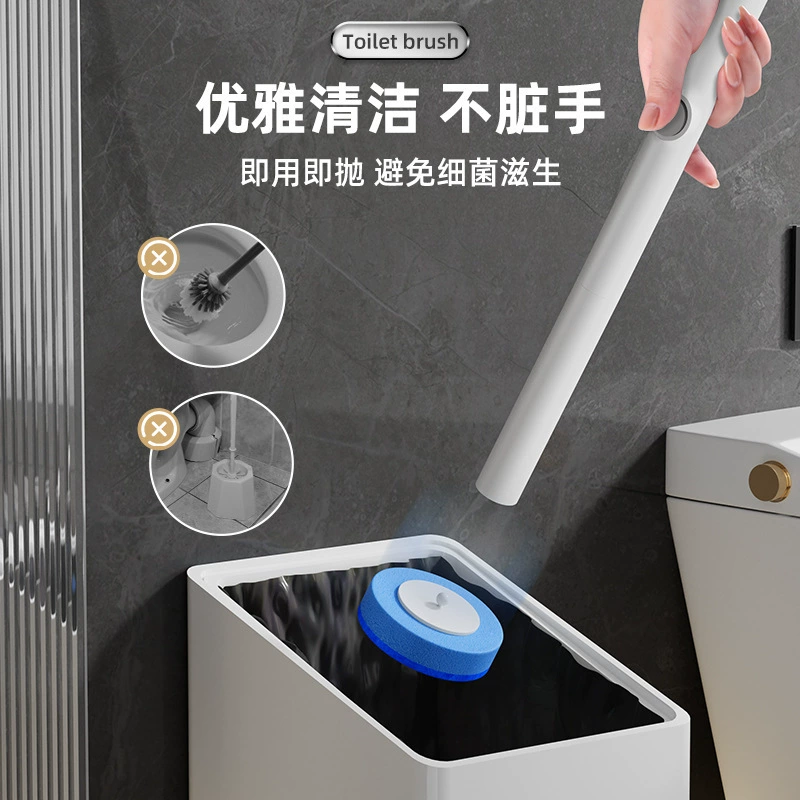 Toilet, disposable changeable brush, deodorant