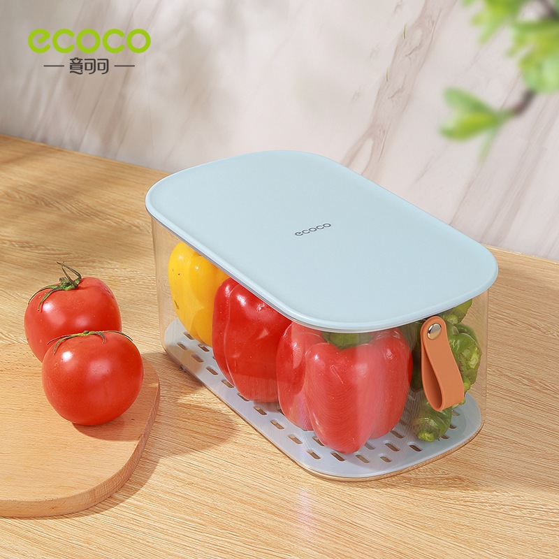 Caja de almacenamiento de refrigerador sellada Preservación de huevo Almacenamiento de organización especial carne vegetal cocina de grado alimenticio artefacto de congelación