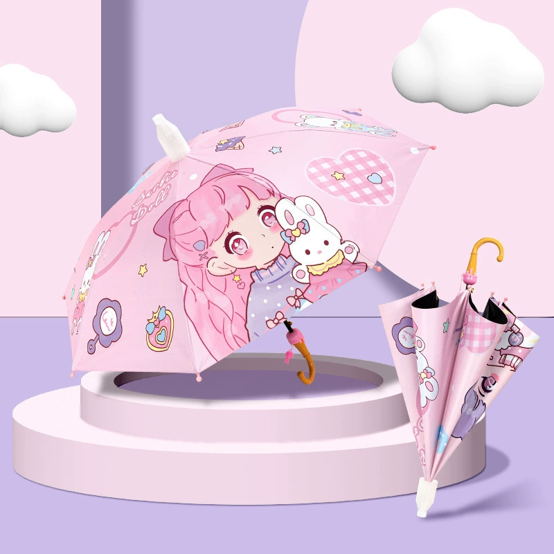 Безопасность Детские зонтики Девочки Мальчики начальной школы ходят в школу