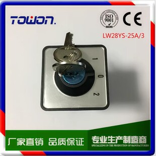 Gelei brand LW28YS-25A/3 with lock and key universal transfer switch