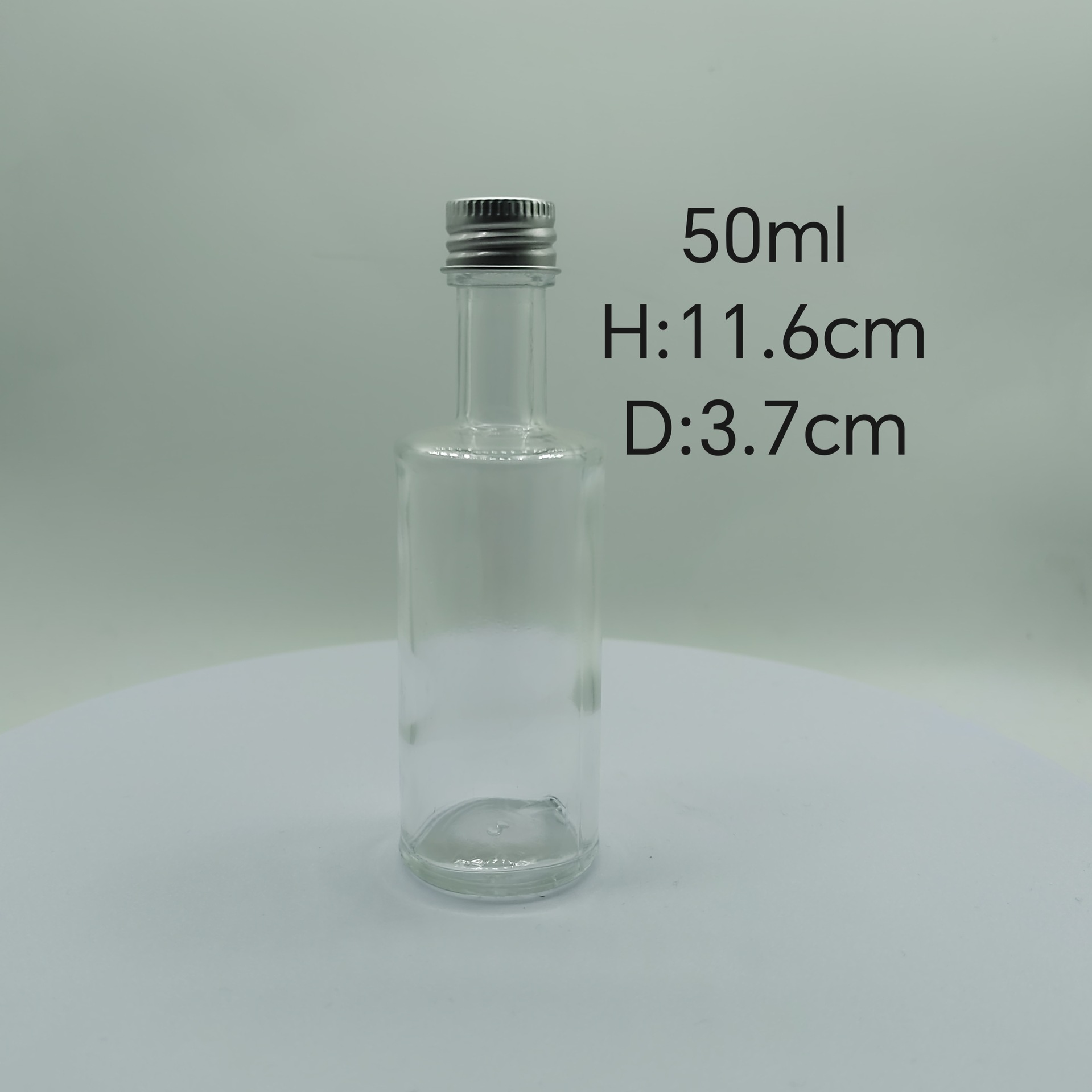 Botella de vino pequeña al por mayor, botella vacía, vidrio transparente grueso 50ml, vino de elaboración propia, vino, vino blanco, botella de vino subenvasada