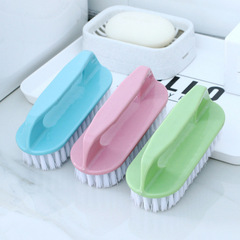 Thickened soft bristle laundry brush, household multi-functional housekeeping cleaning brush with handle, clothing cleaning brush, shoe brush