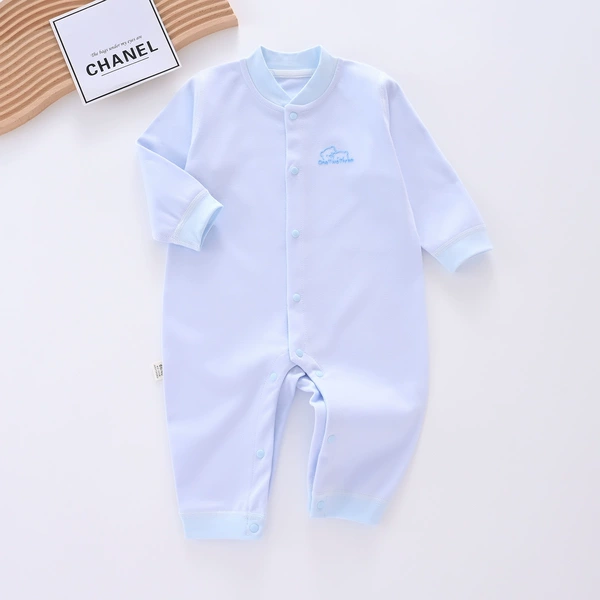 Solid color bear head conjoined-blue