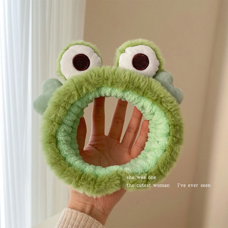 Cute pelúcia lavado facial correa de cabello para mujeres 2025 nuevo tipo de máscara especial para el cabello de maquillaje atar cabello correa de cabello