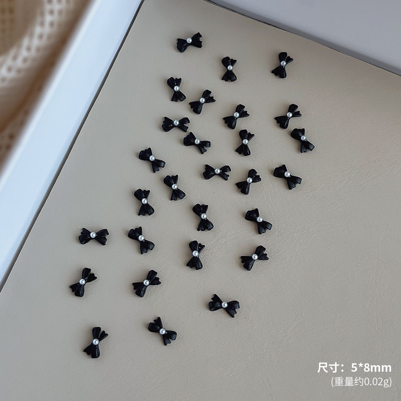 블랙 도트 진주