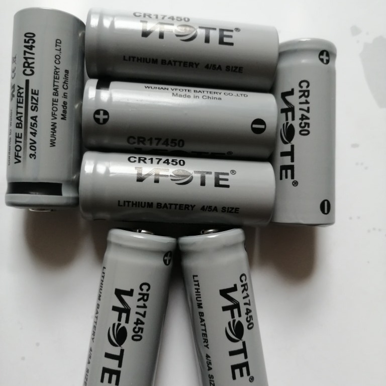 武汉孚特伟业专制VFOTE瑞孚特锂锰电池CR123A/CR17450/CR18505