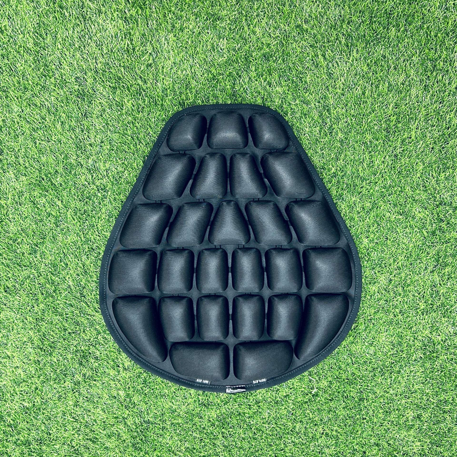 Electric Vehicle Seat Cushion Cover Motorcycle Airbag Cushion Outdoor Riding Shock-Absorbing Airbag Cushion Cover Inflatable Saddle
