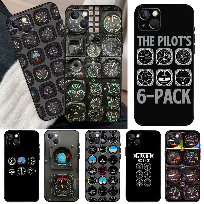Suitable for Apple Phone Case Suitable for Apple Phone Case Airplane Pilot Cockpit Case iPhone 13 12