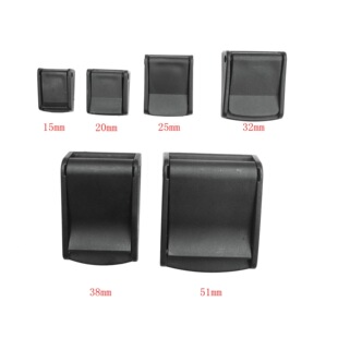 Factory direct supply 15mm-51mm plastic luggage buckle webbing fixed pressure buckle duckbill buckle luggage buckle wholesale