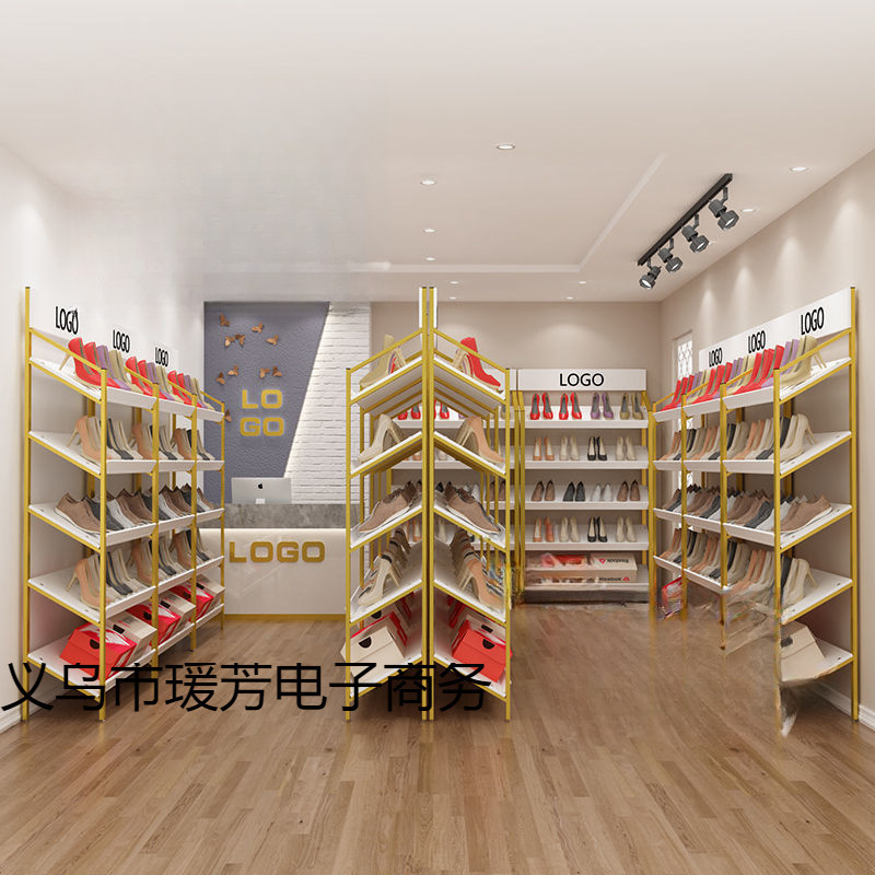 鞋店货架展示架商场礼品化妆衬衣置物架红酒陈列包包鞋架展柜