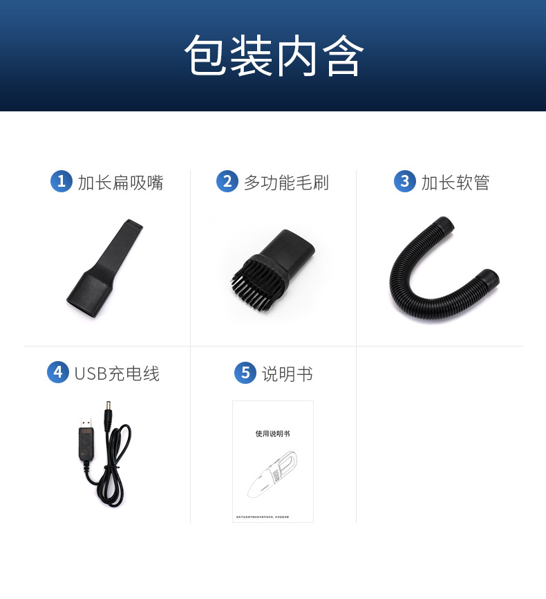[Customized] Cross-Border Car Vacuum Cleaner, Handheld Car Vacuum Cleaner, Wireless Portable Super Strong Suction Vacuum Cleaner