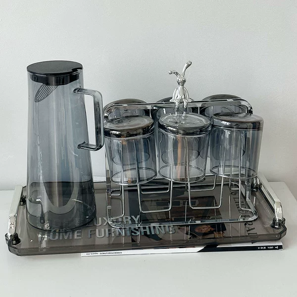 Smoke 1 pot 6 cups+cup holders+tray