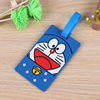 Cartoon luggage tag PVC, cute suitcase, card holder, Birthday gift