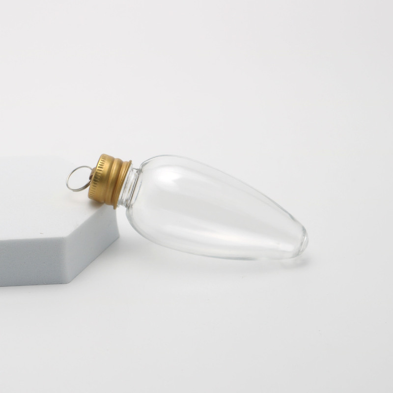 メーカー直販45mlプラスチックpet吊り電球瓶クリスマス装飾瓶彩砂瓶アルミ蓋|undefined