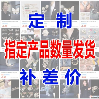 高级感轻奢胸针饰品定制指定款情侣款徽章领口定制款礼服