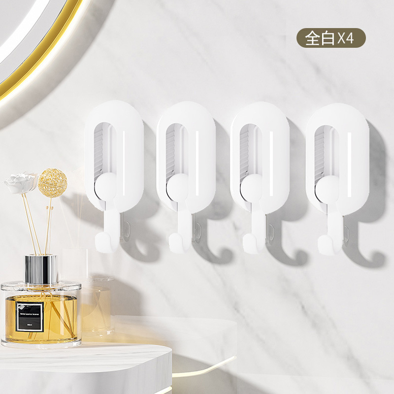 En stock gancho adhesivo fuerte para colgar en la pared de la pared gancho sin costuras de soporte de carga Gancho de pared sin punzonado gancho pegajoso