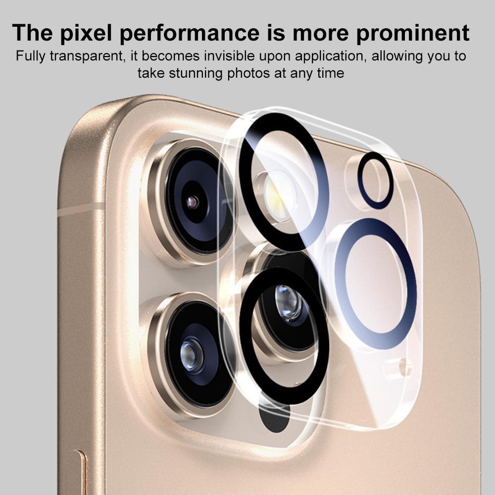 Para iPhone 17 Pro Max XDcase serigrafía círculo de ojos negros en una película de lente endurecida