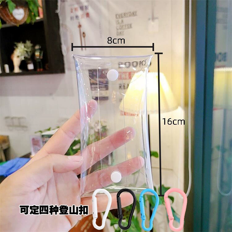 Кукла в стиле мультфильма PVC, прозрачный кошелек, ключница, чехол для наушников, аксессуар, органайзер-сумка