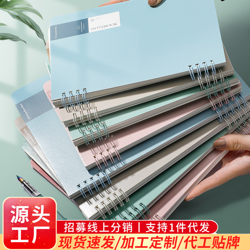 Sifangmates Don’T Hurt Your Hands, Coil Notebook, Good-Looking Student Morandi Simple Small Fresh Diary Wholesale Sifangmates Don’T Hurt Your Hands, Coil Notebook, Good-Looking Student Morandi Simple Small Fresh Diary Wholesale