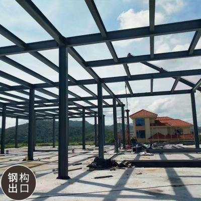 广东钢结构厂房加工制作出口 钢构仓库定制工程安装公司建造施工|ru