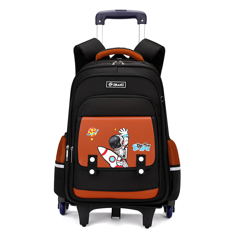 Mochila de pescado natural para niños, escolares de primaria para niños, 1 - 3 - 6 grados, caja de tracción, mochila de niños, escaleras impermeables