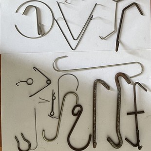 Various Small Orders Customized Carbon Steel Stainless Steel Hooks Spray Hooks V-Shaped Hooks C-Shaped Hooks S-Shaped Hooks Customized