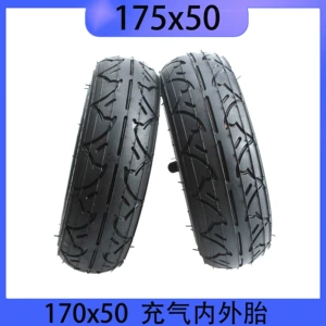 HOTA Tire 175x 50 Pneumatic Tire Electric Scooter Wheelchair Car Inner and Outer Tire Plus Tire 175x 50