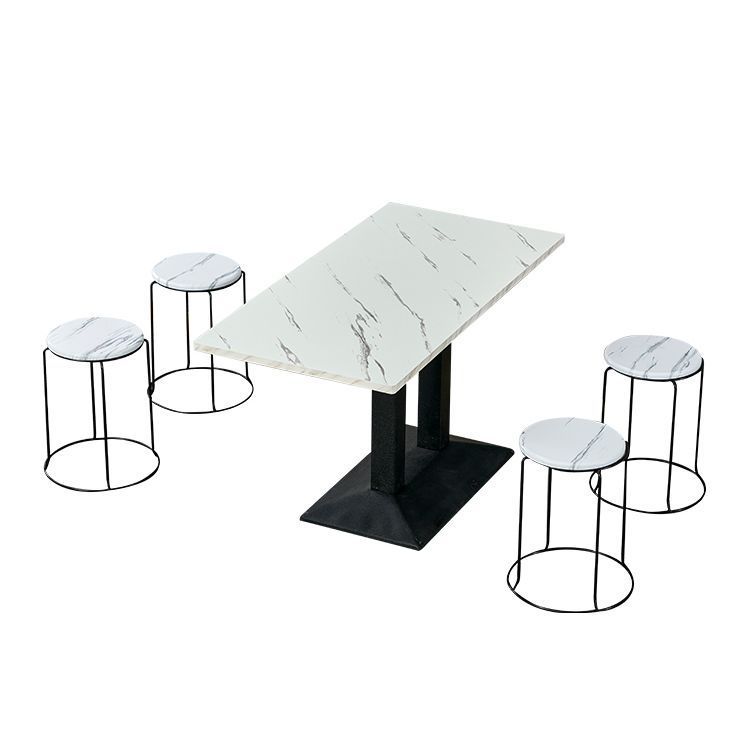 Mesa de comedor de restaurantes, snack shop, mesa y silla de comedor, mesa de comedor, mesa de té de leche, mesa redonda de roca