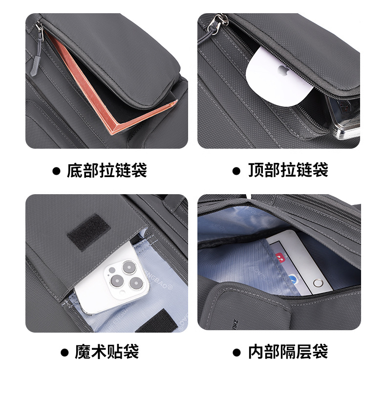 2025 New cross-border men's chest bag, casual men's bag, large-capacity retro multi-functional crossbody bag, soft leather single-shoulder bag undefined