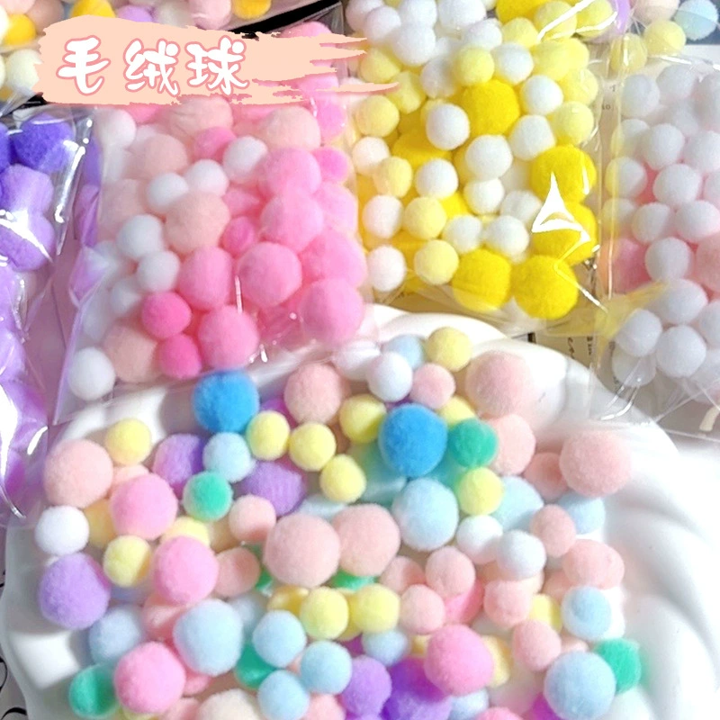 Slime handmade, accessory, elastic puffer ball, plush, DIY