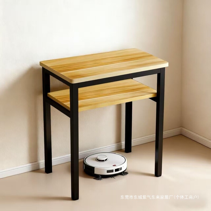 Simple Bookshelf for Bedroom and Living Room, Household Rental House Computer Desk, Nail Art Student Double-Layer Desk Simple Bookshelf for Bedroom and Living Room, Household Rental House Computer Desk, Nail Art Student Double-Layer Desk