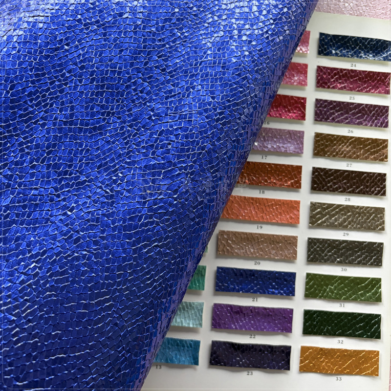 423 Pearlescent Snake-Patterned Grainy Shiny Leather Material for Bags, Shoes, Soft Packaging, Decorative Performance Costumes, and Faux Leather Fabric 423 Pearlescent Snake-Patterned Grainy Shiny Leather Material for Bags, Shoes, Soft Packaging, Decorative Performance Costumes, and Faux Leather Fabric