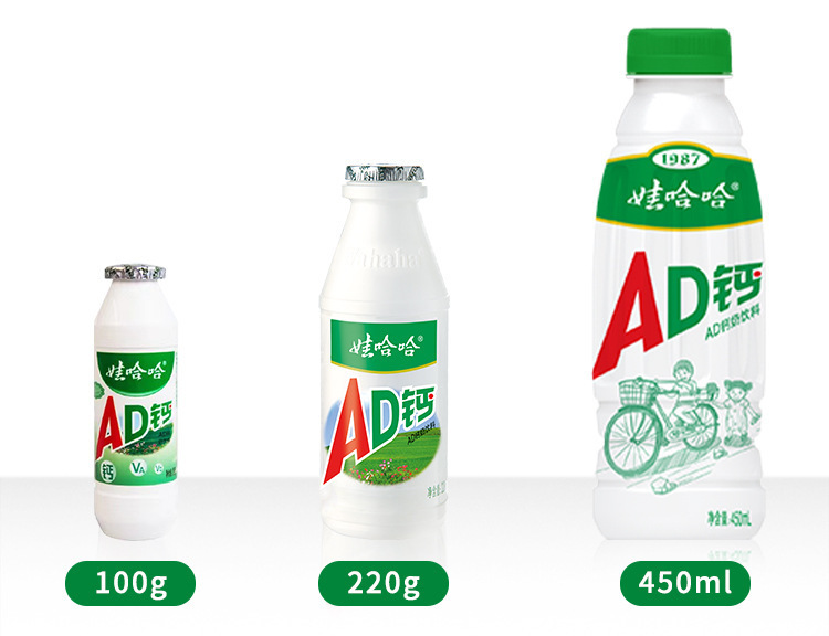 新日期24瓶娃哈哈ad钙奶220m儿童乳酸牛奶风味怀旧饮品整箱批发|undefined
