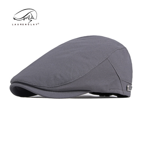 Korean style simple, fashionable and versatile peaked cap for men, casual beret for women, British retro literary progressive hat, painter's hat
