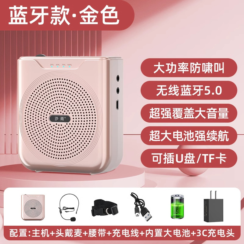Little Bee アンプ 教師用マイク ポータブル Bluetooth ガイドプロモーション露店 大音量|undefined