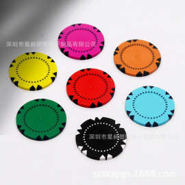 厂直齿轮粘土筹码棋牌室麻将筹码卡片筹码牌打牌用奖励币图片自定