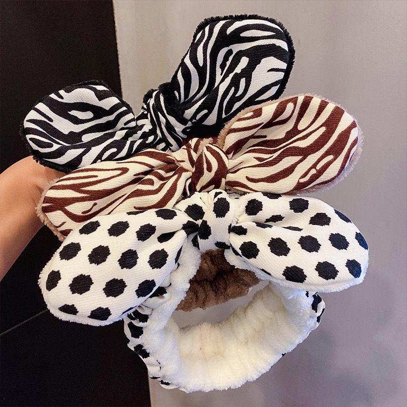 Headband for face washing