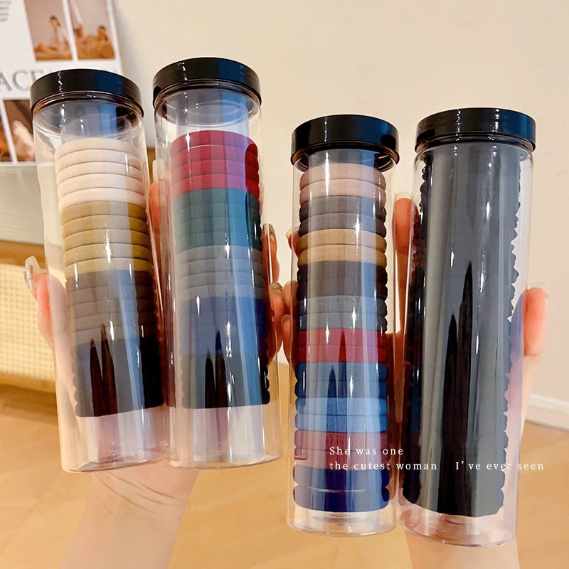 Primavera de alta elasticidad para el cabello mujeres corda de cabello duradera corda de cabello coreana banda de goma de cabello de alto nivel