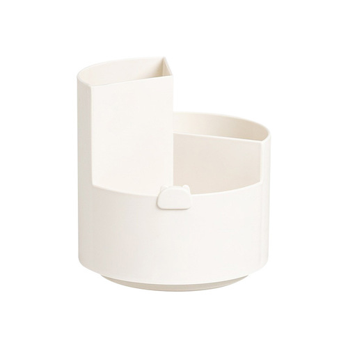 Creative pen barrel storage box desktop rotating pen barrel storage rack multi-functional sundry storage box simple plastic pen holder