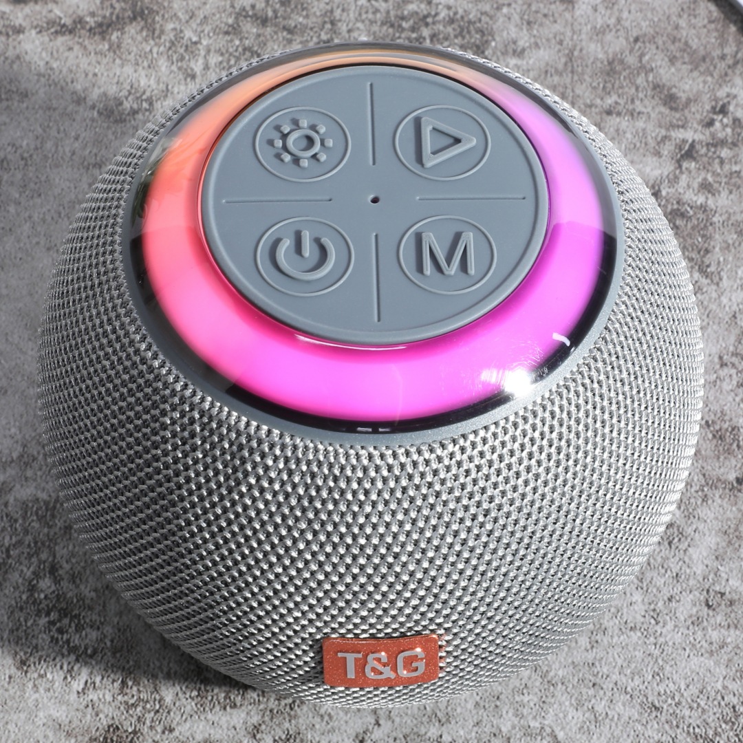 Altavoz Bluetooth TG683 transfronterizo para exteriores de escritorio portátil tipo bola TWS mini coche tarjeta subwoofer colorido