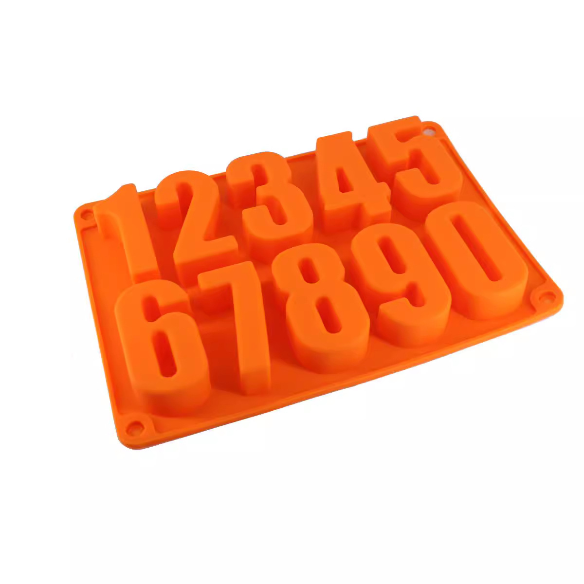 Molde de chocolate de silicona molde de chocolate digital bandeja de hielo digital de silicona molde de pastel digital