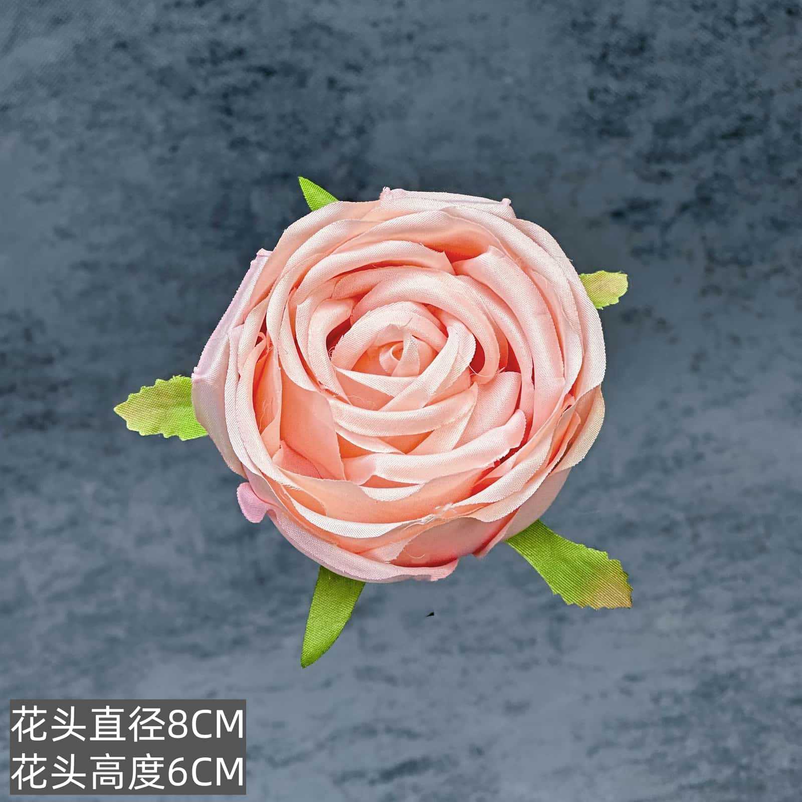 Franela artificial flor Rosa cabeza ramillete rojo boda flor pared tiro apoyos flor artificial arco flor artificial al por mayor