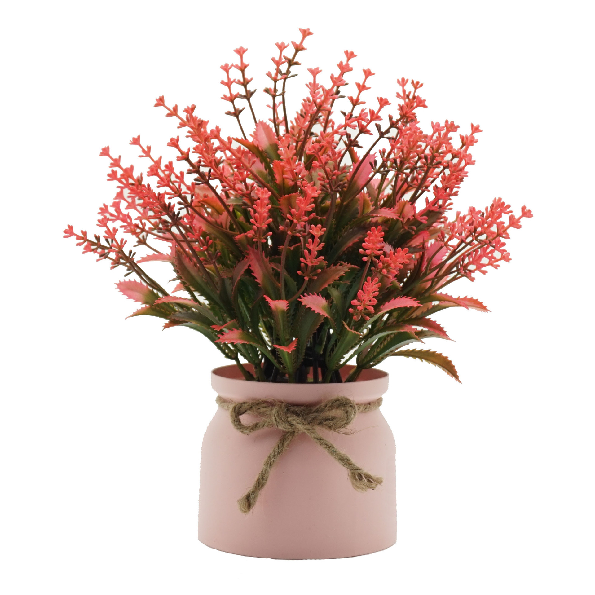 Amazon Venta caliente transfronteriza especial flor artificial bonsai cuerda de cáñamo cuenca decoración de escritorio decoración de la flor de plástico al por mayor